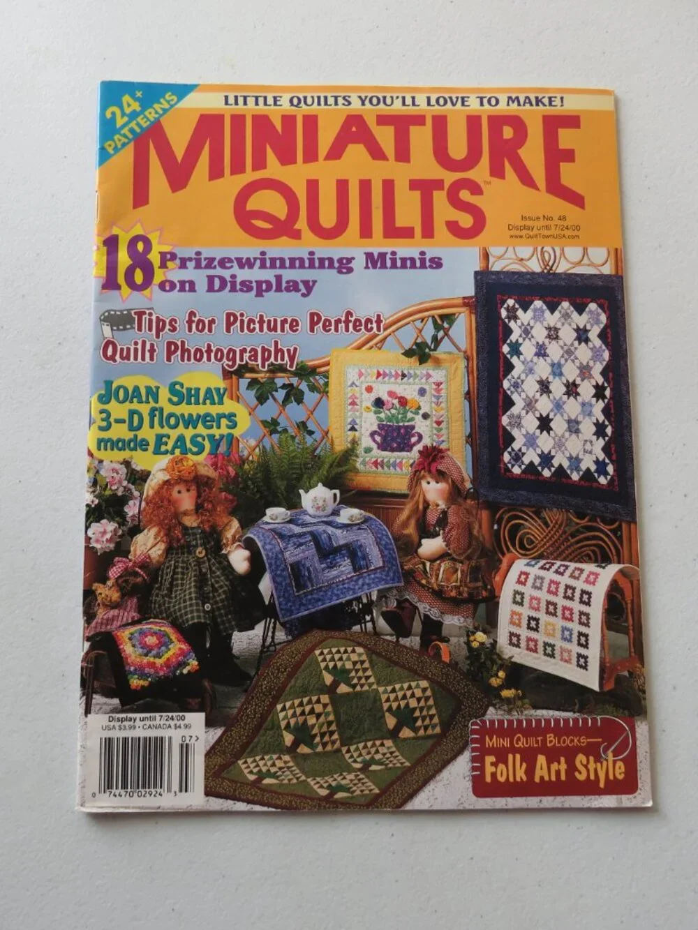 Miniature Quilts Vintage Magazines Lot of 4 1999, 2000 Set 2